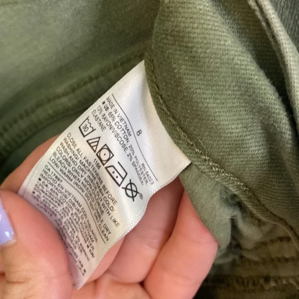 Army green skinny jeans - Picture 3 of 4